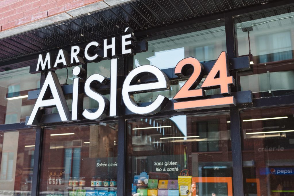 An Exterior Shot Of Aisle 24's Montreal Location