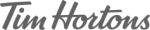 tim hortons logo gray