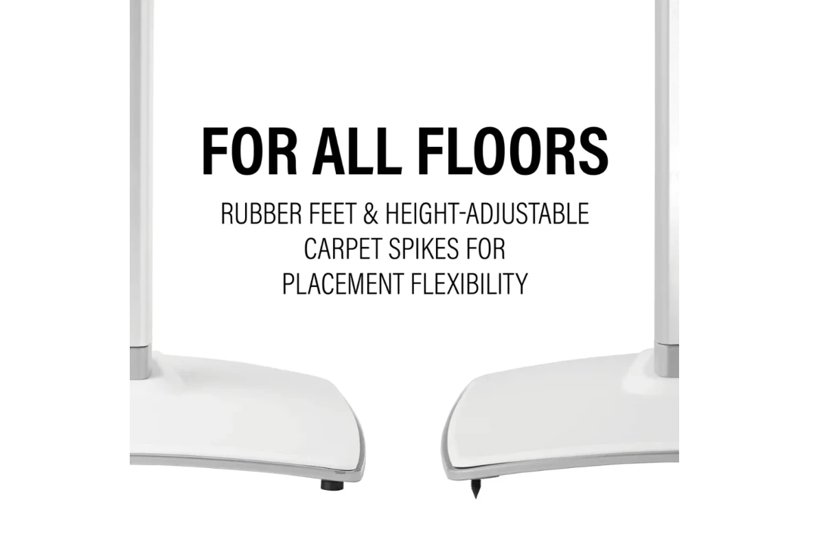 Height-Adjustable Speaker Stand for Sonos Era 300 White 8