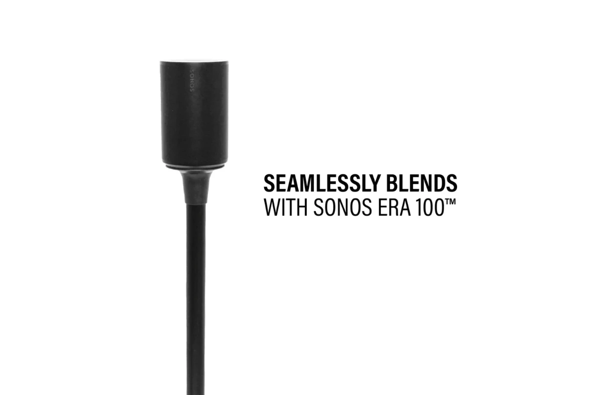 Speaker Stands for Sonos Era 100 Pair Black 3