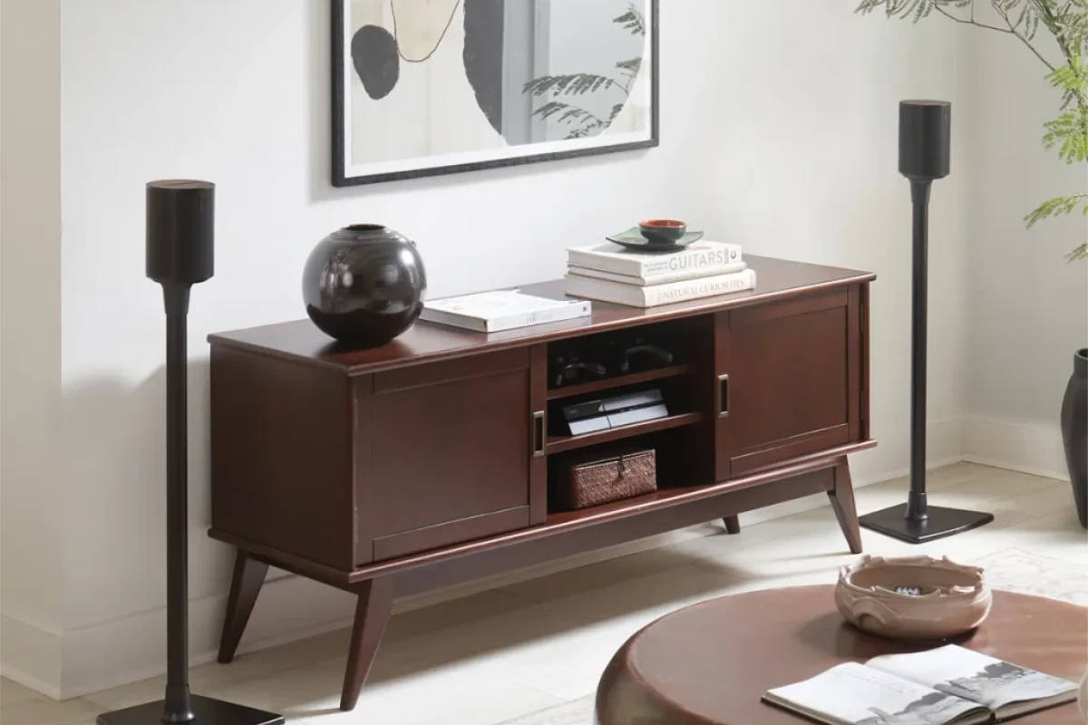 Speaker Stands for Sonos Era 100 Pair Black 6