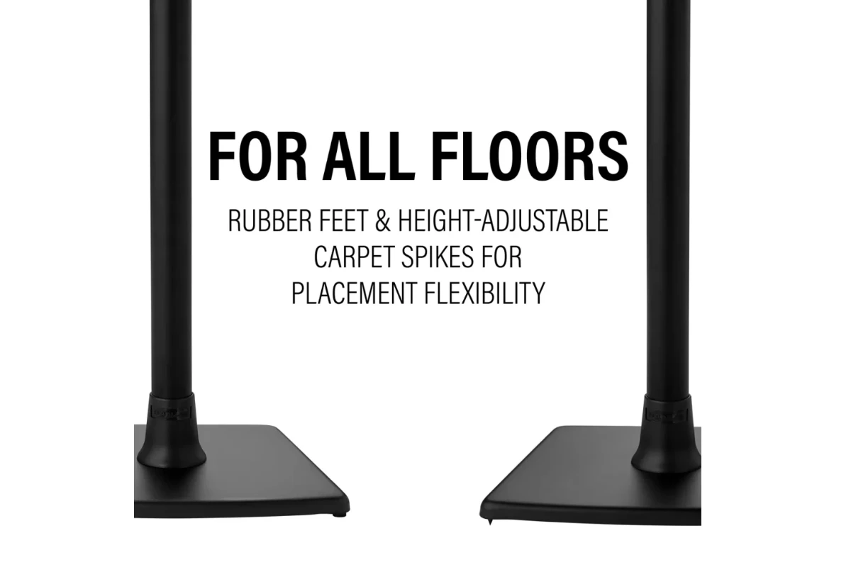 Speaker Stands for Sonos Era 100 Pair Black 7