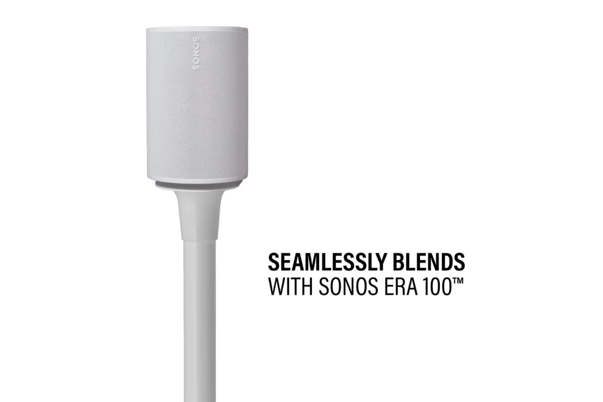 Speaker Stands for Sonos Era 100 Pair White 3