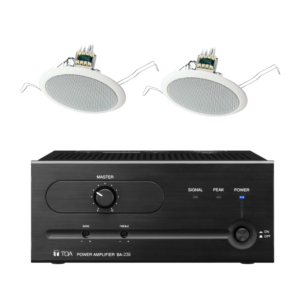 TOA BA-235 35W Power Amplifier and PC658 In-ceiling bundle